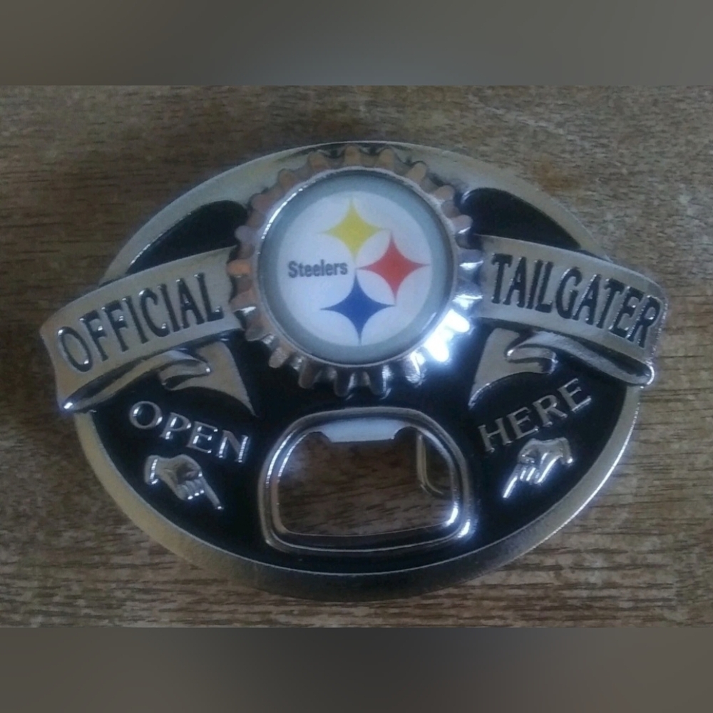 Pittsburgh Steelers Regular Or Tailgating Belt Buckle